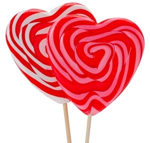 allisons heart lollipop
