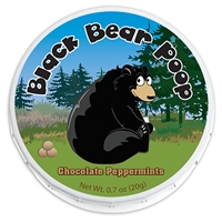 Poop - Black Bear Poop Mint Tin