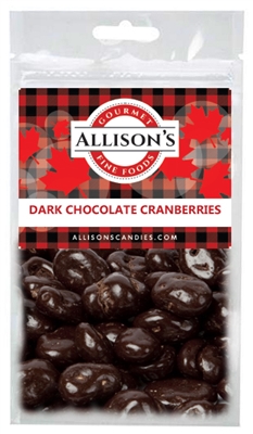 Allison's Canada Dark Chocolate Cranberries 57g (12)