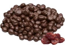 Milk Chocolate Covered Raisins 5LB
