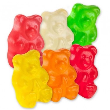 6 flavour Wild Fruit Gummi Bears