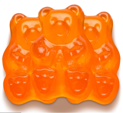 ORANGE GUMMI BEARS 5 LB