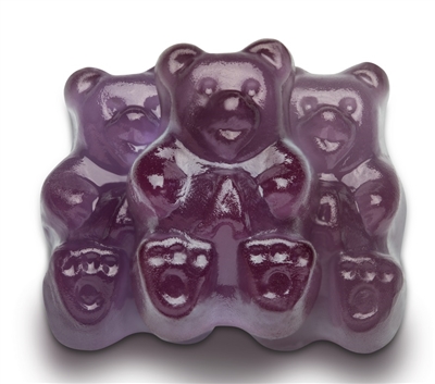 GRAPE GUMMI BEARS 5 LB