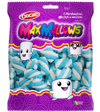 Docile Max Mallow - 12x250g (6lbs) - Blue/White