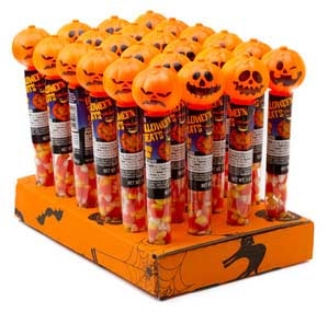 Halloween Tube w/ Candy Corn
