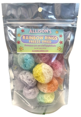 FREEZE DRIED RAINBOW RINGS 30g/ 1.07oz X 12