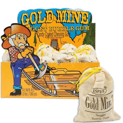 Gold Mine Bubble Gum - 24