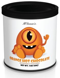 Halloween Colorful Creatures Orange Hot Chocolate(6)