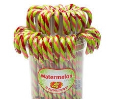 Jelly Belly Watermelon Candy Canes 80 count