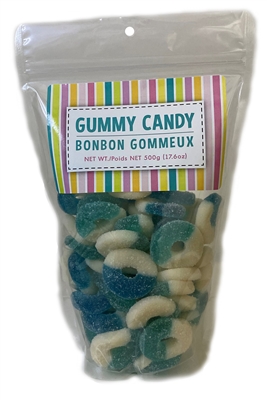 Allison's Blue Gummy Rings 500g (12)