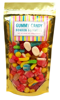 SANDED CANDY MIX GOLD POUCH