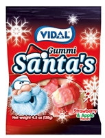 Vidal Gummi Santa Peg Bag 4.5oz (14)