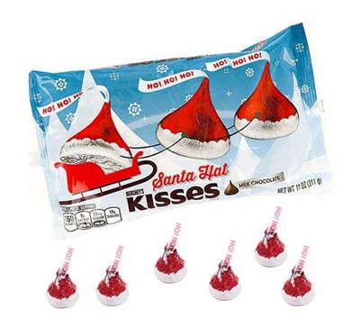 Hershey Kisses Santa Bag 11oz (24)